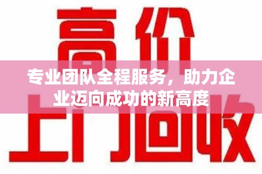 中山专业团队全程服务，助力企业迈向成功的新高度
